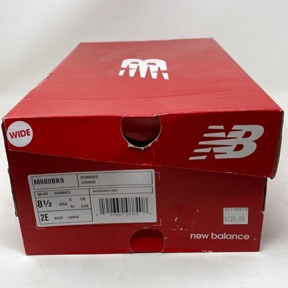 New Balance M880BK9 black running shoes WIDE - Picture 7 of 7